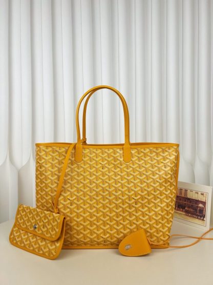  Goyard Anjou GM Bag Yellow Tote #3373 - Image 16