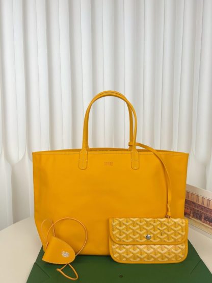  Goyard Anjou GM Bag Yellow Tote #3373 - Image 5