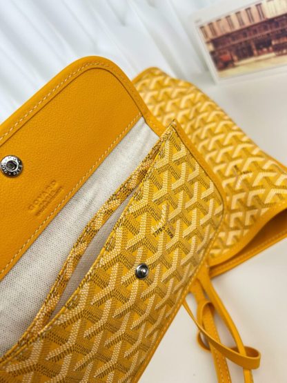  Goyard Anjou GM Bag Yellow Tote #3373 - Image 9