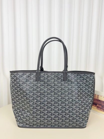  Goyard Anjou GM Bag Grey Tote #3370 - Image 9