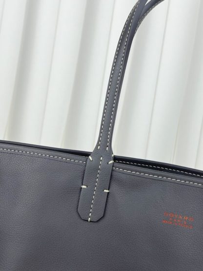  Goyard Anjou GM Bag Grey Tote #3370 - Image 4