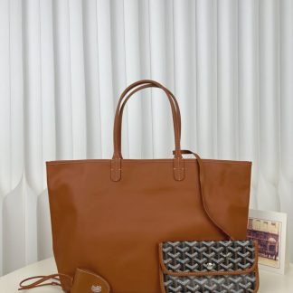 Replica Goyard Anjou GM Bag Black and Tan Tote #3369