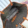  Goyard Anjou GM Bag Black and Tan Tote #3369 - Image 22