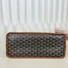  Goyard Anjou GM Bag Black and Tan Tote #3369 - Image 23