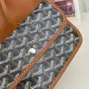  Goyard Anjou GM Bag Black and Tan Tote #3369 - Image 3