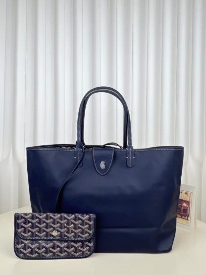 Replica Goyard Anjou GM Bag Navy Blue Tote #3371