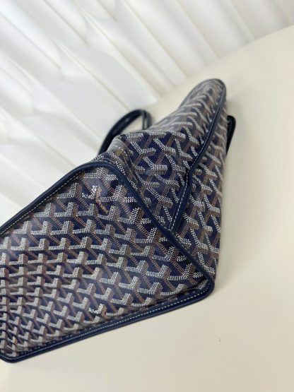  Goyard Anjou GM Bag Navy Blue Tote #3371 - Image 13