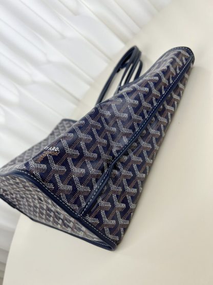  Goyard Anjou GM Bag Navy Blue Tote #3371 - Image 16