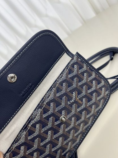  Goyard Anjou GM Bag Navy Blue Tote #3371 - Image 5