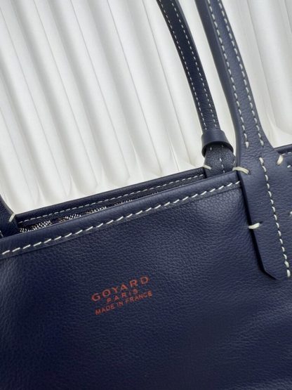  Goyard Anjou GM Bag Navy Blue Tote #3371 - Image 9
