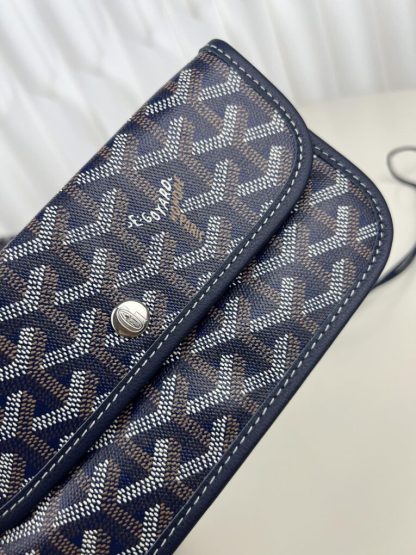  Goyard Anjou GM Bag Navy Blue Tote #3371 - Image 10