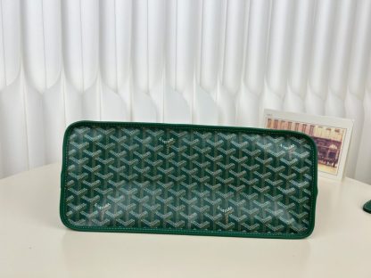  Goyard Anjou GM Bag Green Tote #3368 - Image 14