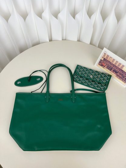 Goyard Anjou GM Bag Green Tote #3368 - Image 15