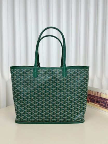  Goyard Anjou GM Bag Green Tote #3368 - Image 13