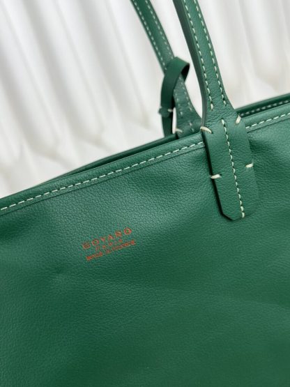  Goyard Anjou GM Bag Green Tote #3368 - Image 4