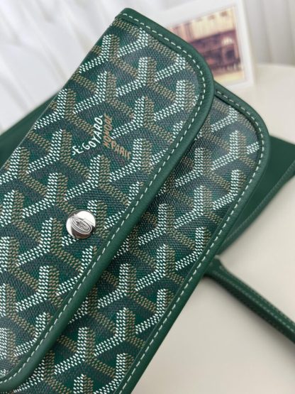  Goyard Anjou GM Bag Green Tote #3368 - Image 5