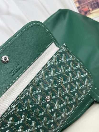  Goyard Anjou GM Bag Green Tote #3368 - Image 8