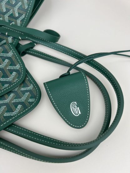  Goyard Anjou GM Bag Green Tote #3368 - Image 3