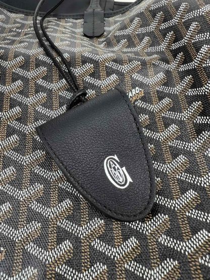  Goyard Anjou GM Bag Black Tote #3367 - Image 3
