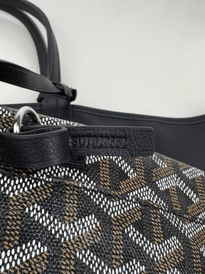  Goyard Anjou GM Bag Black Tote #3367 - Image 4
