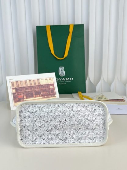  Goyard Anjou Mini Bag white Tote #3381 - Image 14