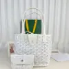 Goyard Anjou Mini Bag white Tote #3381 - Image 15