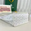  Goyard Anjou Mini Bag white Tote #3381 - Image 16