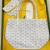  Goyard Anjou Mini Bag white Tote #3381 - Image 17