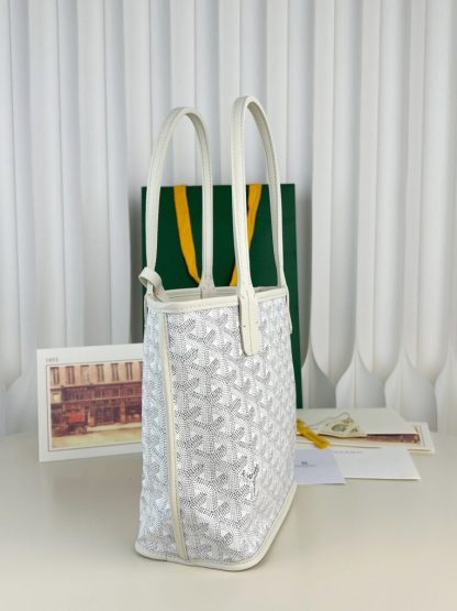  Goyard Anjou Mini Bag white Tote #3381 - Image 19