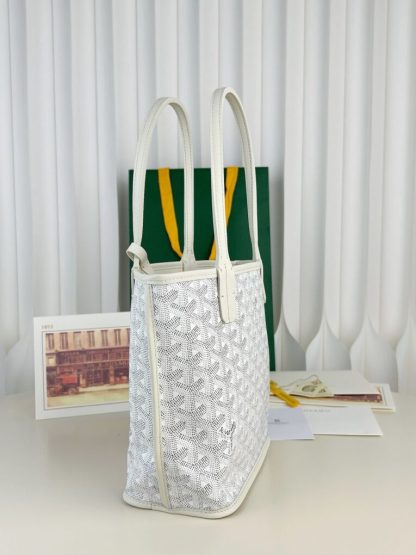  Goyard Anjou Mini Bag white Tote #3381 - Image 9