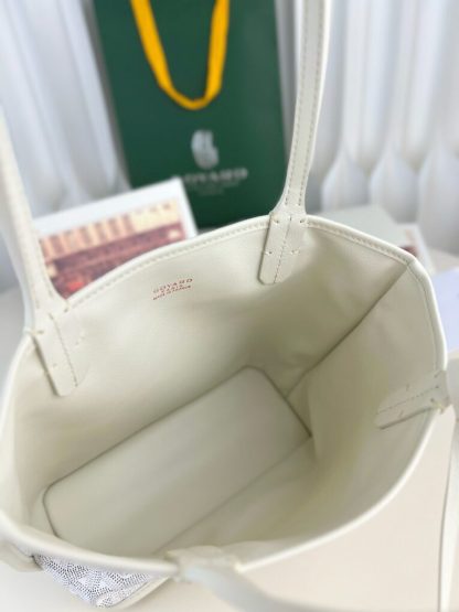  Goyard Anjou Mini Bag white Tote #3381 - Image 4