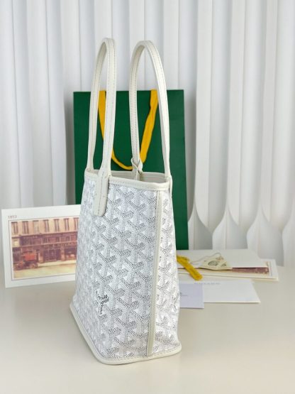  Goyard Anjou Mini Bag white Tote #3381 - Image 5