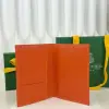  Goyard Grenelle Passport Cover Wallet Orange #3437 - Image 6