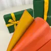  Goyard Grenelle Passport Cover Wallet Orange #3437 - Image 8