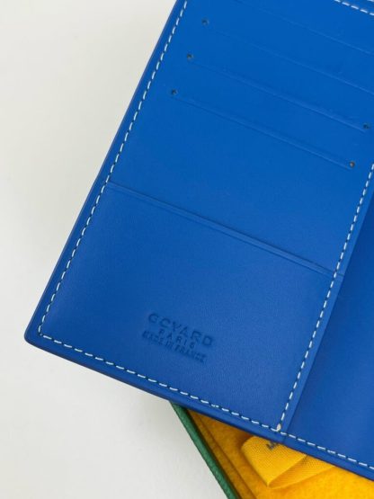  Goyard Grenelle Passport Cover Wallet Blue #3441 - Image 8