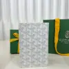  Goyard Grenelle Passport Cover Wallet White #3443 - Image 4