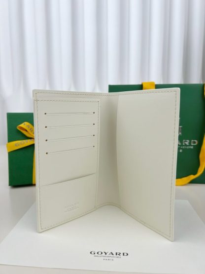  Goyard Grenelle Passport Cover Wallet White #3443 - Image 6