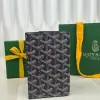  Goyard Grenelle Passport Cover Wallet Navy Blue #3439 - Image 4