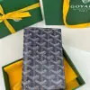  Goyard Grenelle Passport Cover Wallet Navy Blue #3439 - Image 2