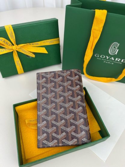  Goyard Grenelle Passport Cover Wallet Burgundy #3440 - Image 4
