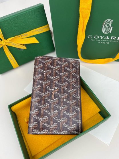  Goyard Grenelle Passport Cover Wallet Burgundy #3440 - Image 3