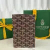 Replica Goyard Grenelle Passport Cover Wallet Burgundy #3440