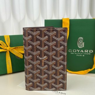 Replica Goyard Grenelle Passport Cover Wallet Burgundy #3440