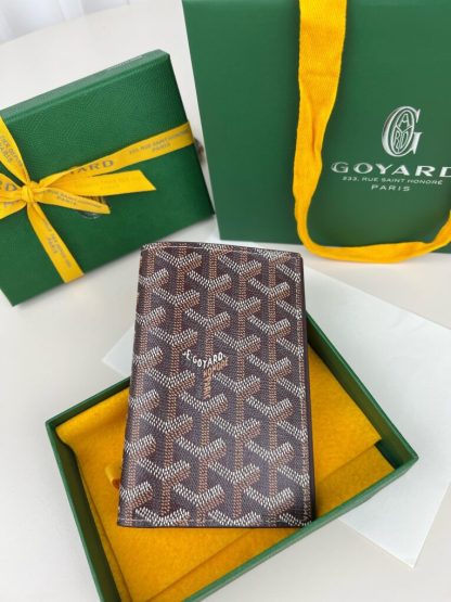  Goyard Grenelle Passport Cover Wallet Burgundy #3440 - Image 2