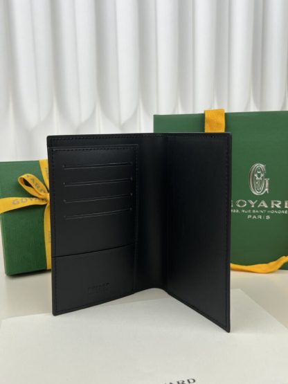  Goyard Grenelle Passport Cover Wallet Black #3438 - Image 4