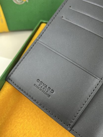  Goyard Grenelle Passport Cover Wallet Black #3438 - Image 3