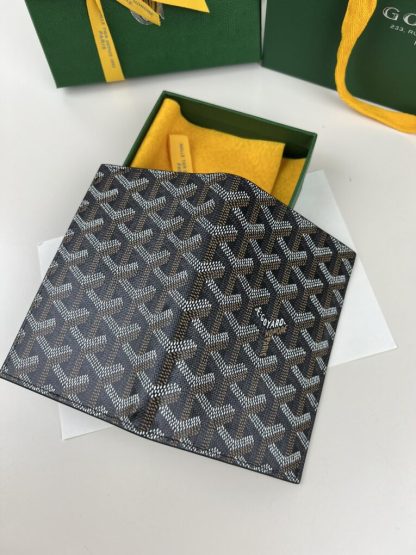  Goyard Grenelle Passport Cover Wallet Black #3438 - Image 6