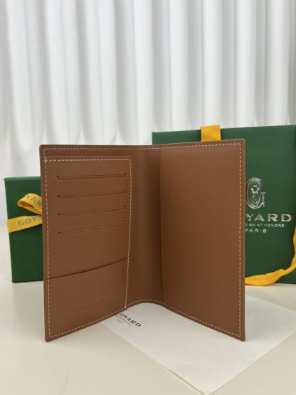  Goyard Grenelle Passport Cover Wallet Black & Tan #3442 - Image 6