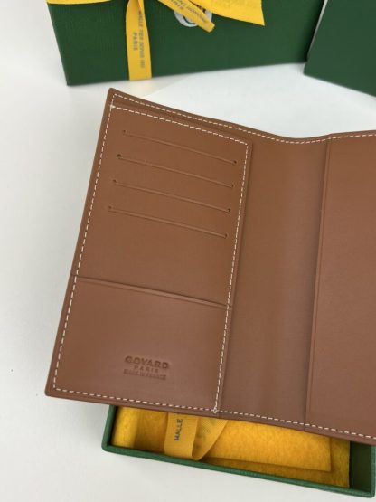  Goyard Grenelle Passport Cover Wallet Black & Tan #3442 - Image 9