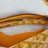  Goyard Plumet Pocket Wallet Strap Bag Yellow #3409 - Image 5